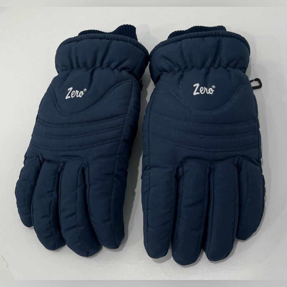 Zero Navy Winter Gloves, Size Men’s Medium
